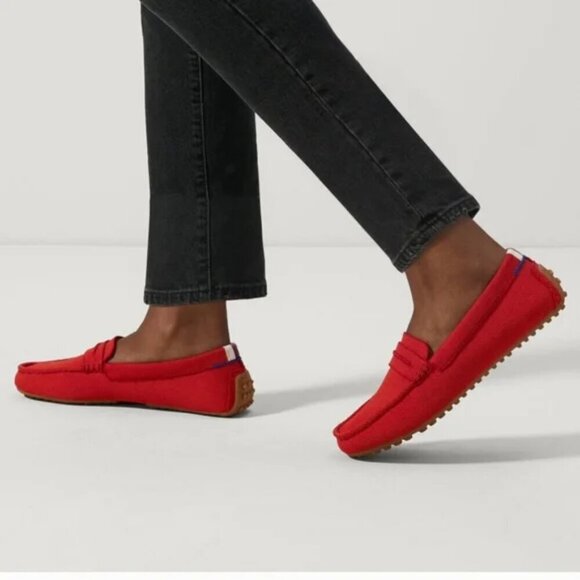 Rothy's Shoes - Rothys 'The Driver' Loafers in Red Clementine (Orange-Red) Size 11